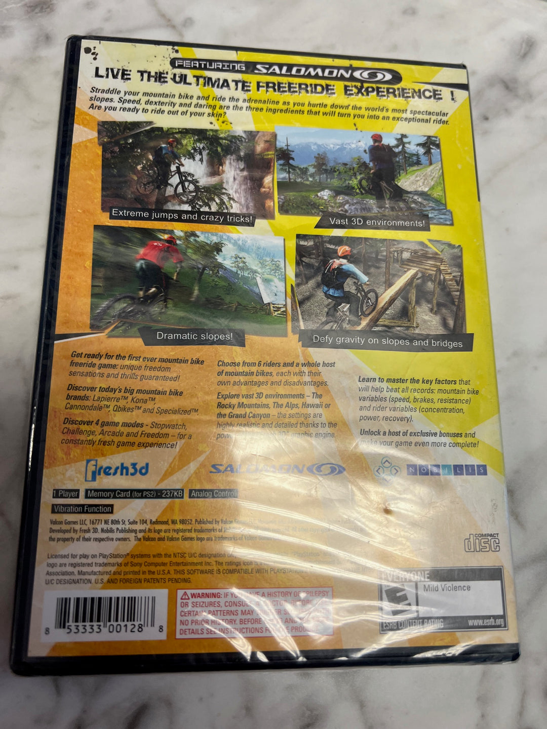 Mountain Bike Adrenaline Playstation 2 Brand New Sealed DN7224