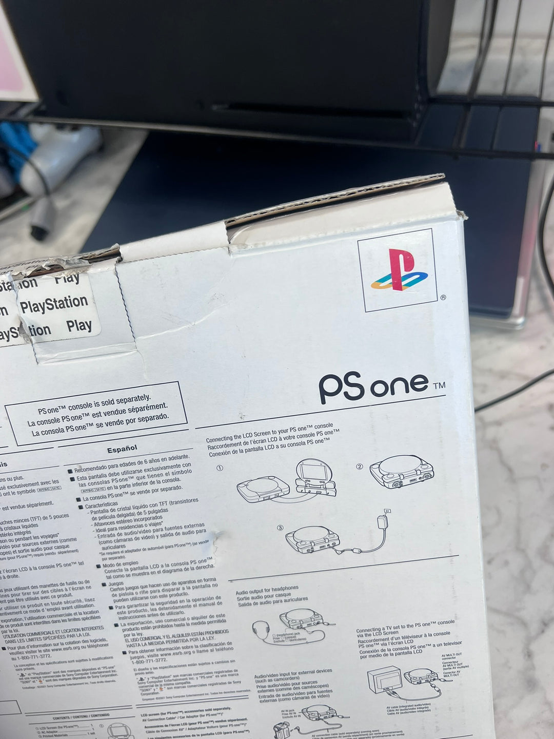 Official Sony PS One LCD Screen in Box (appears unused) UA12226