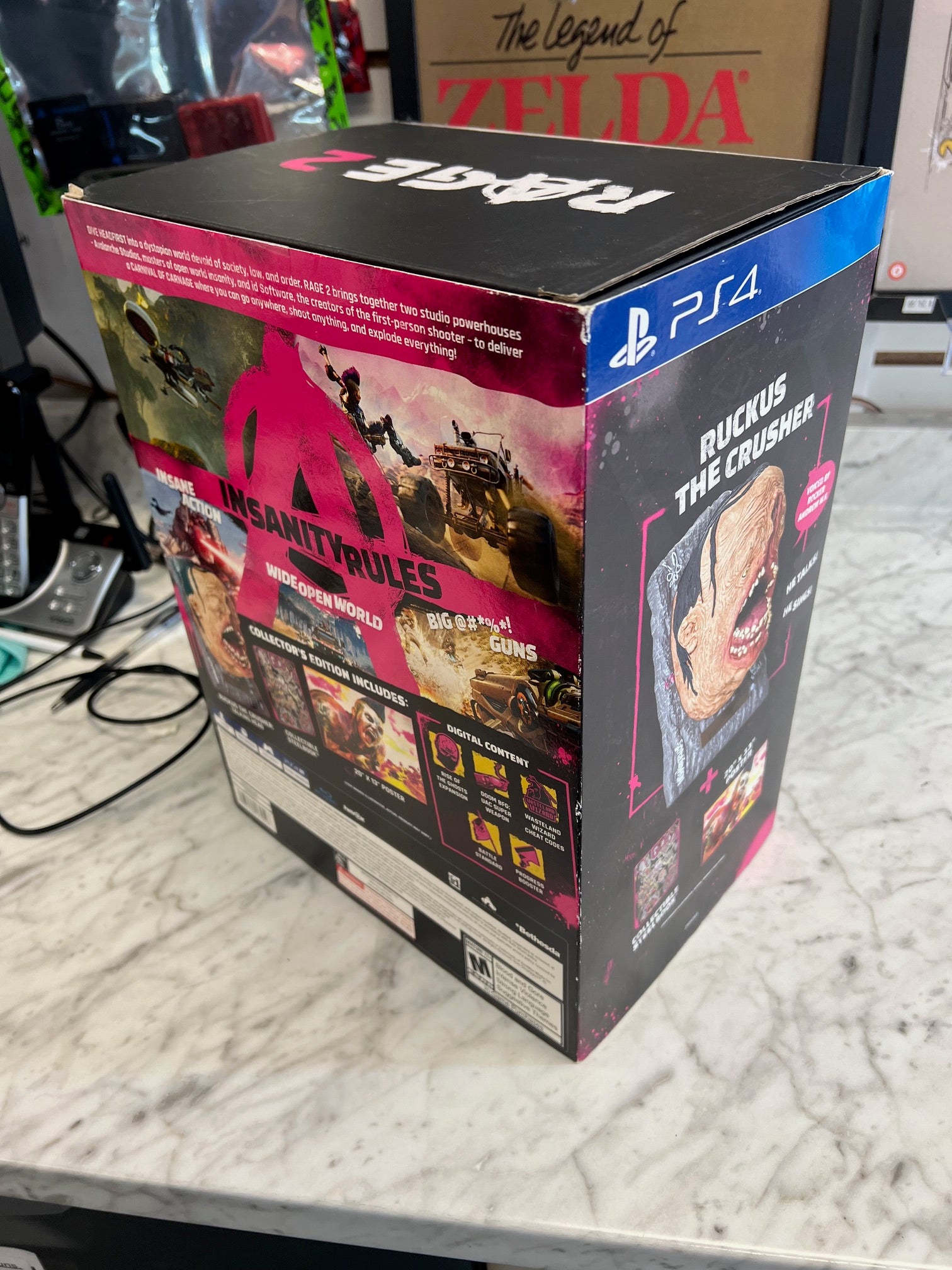 Rage 2 Collectors Edition PS4 Special Edition Ruckus the Crusher