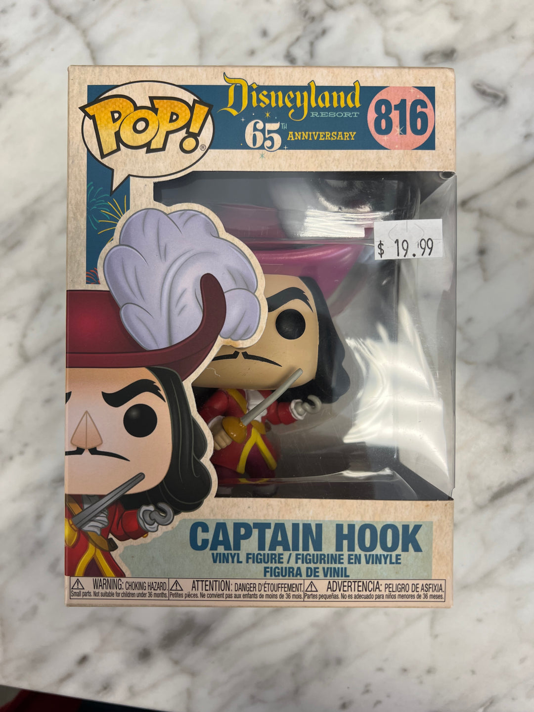 Funko Pop! Captain Hook #816 Disney Peter Pan  FP121824