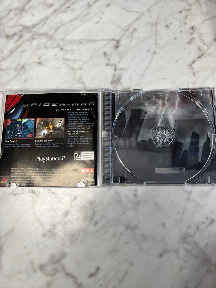 Spider-Man 2 Enter Electro for Playstation PS1 CASE AND MANUAL ONLY NO GAME  C4925