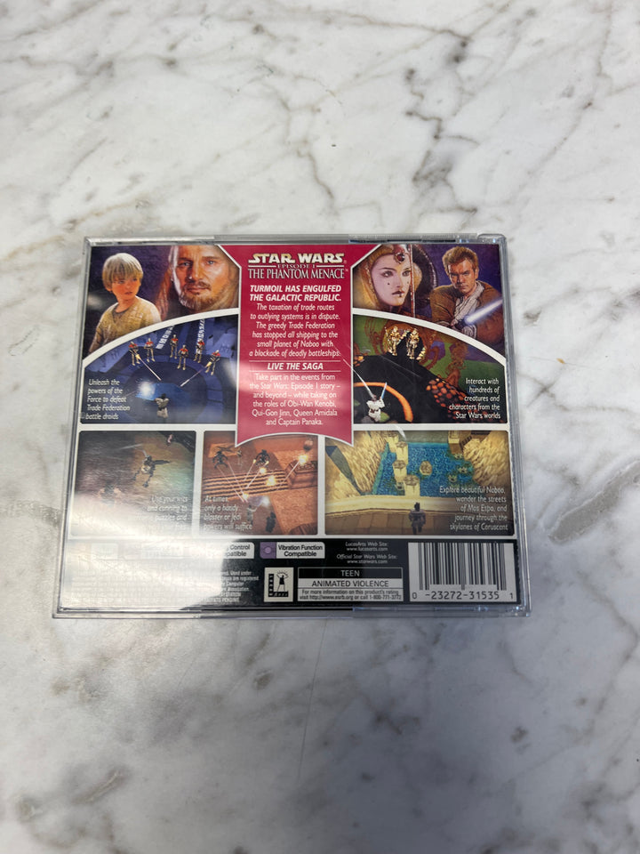Star Wars Episode 1 the Phantom Menace Playstation PS1 CASE AND MANUAL ONLY NO GAME  C4925