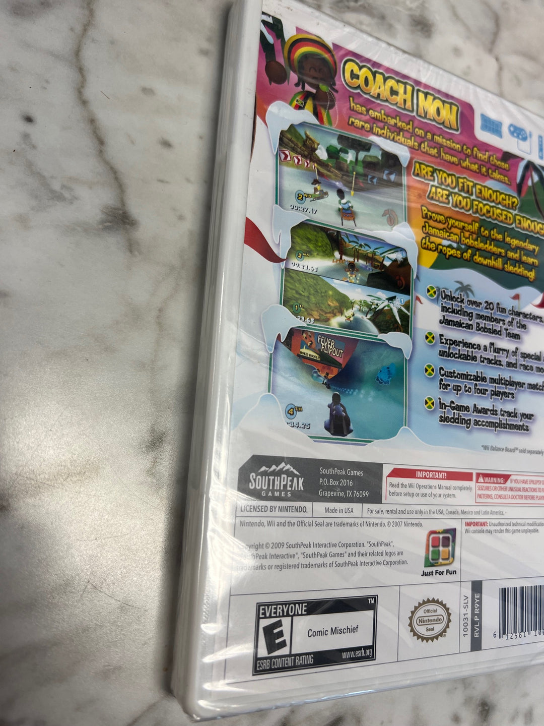 Sled Shred Nintendo Wii Brand New Sealed DN7224