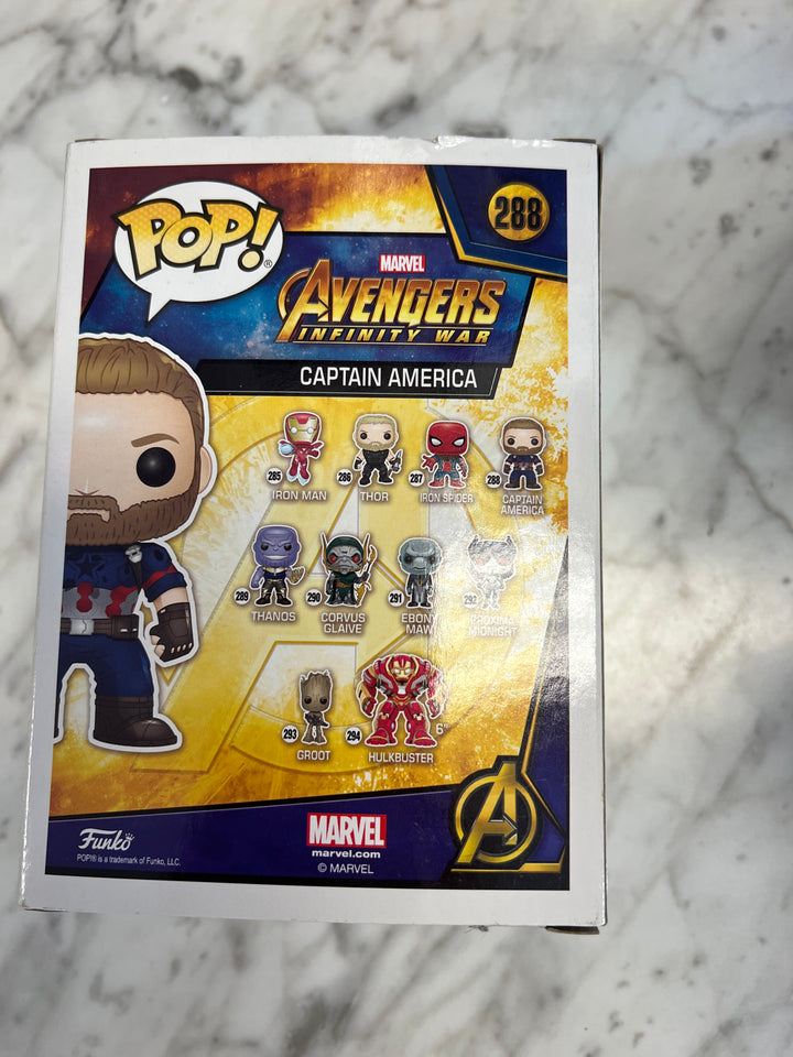 Funko Pop! Captain America #288 Avengers Infinity War  FP121824