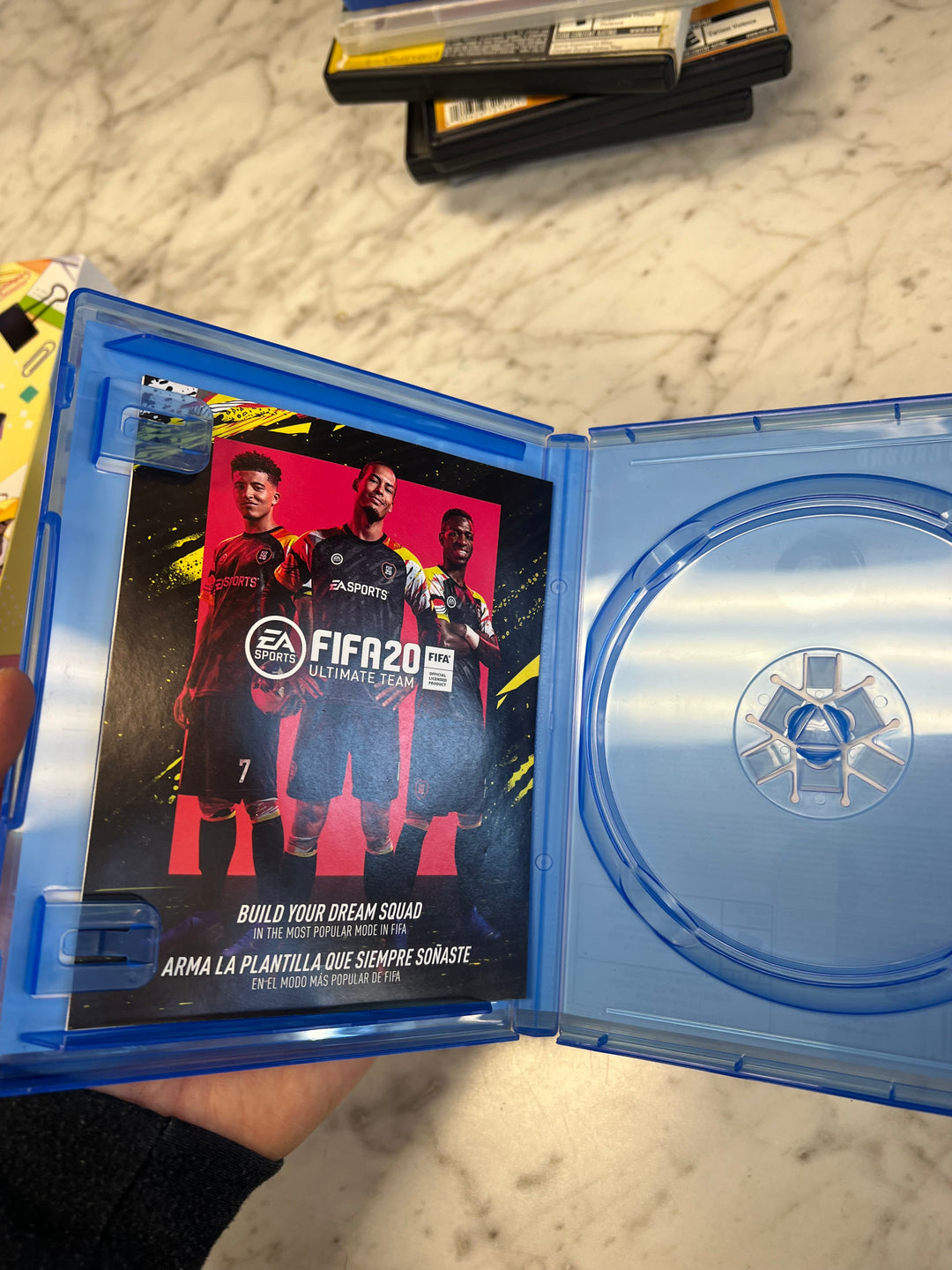 FIFA 20 Playstation 4 PS4 CASE AND MANUAL ONLY C4925