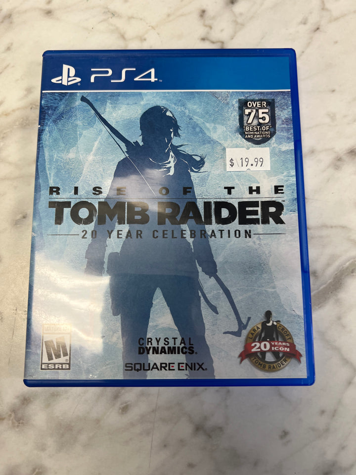Rise of the Tomb Raider Playstation 4 PS4 CASE AND MANUAL ONLY C4925