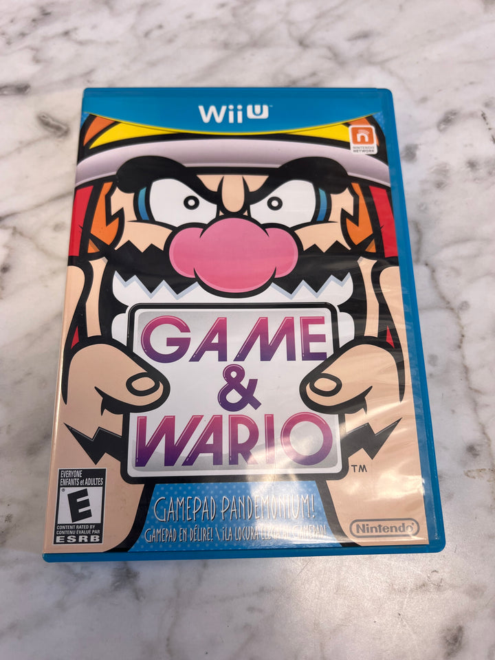 Game & Wario Nintendo Wii U CASE ONLY C4925