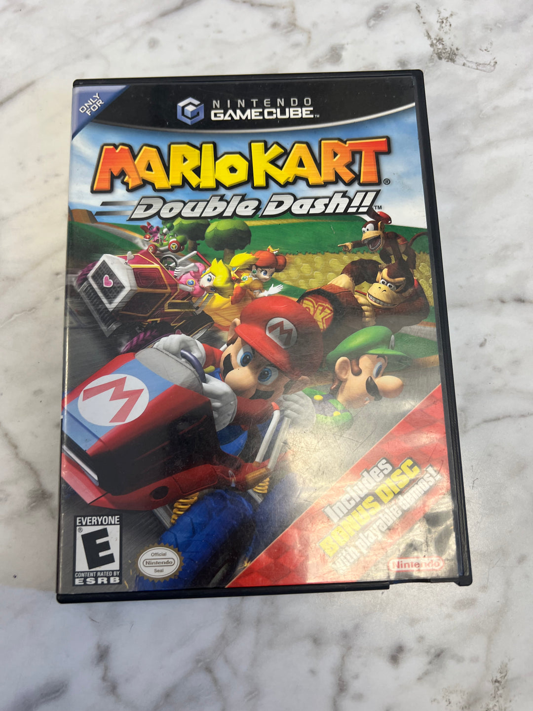 Mario Kart Double Dash Special Edition Nintendo Gamecube CASE & MANUAL ONLY C4925