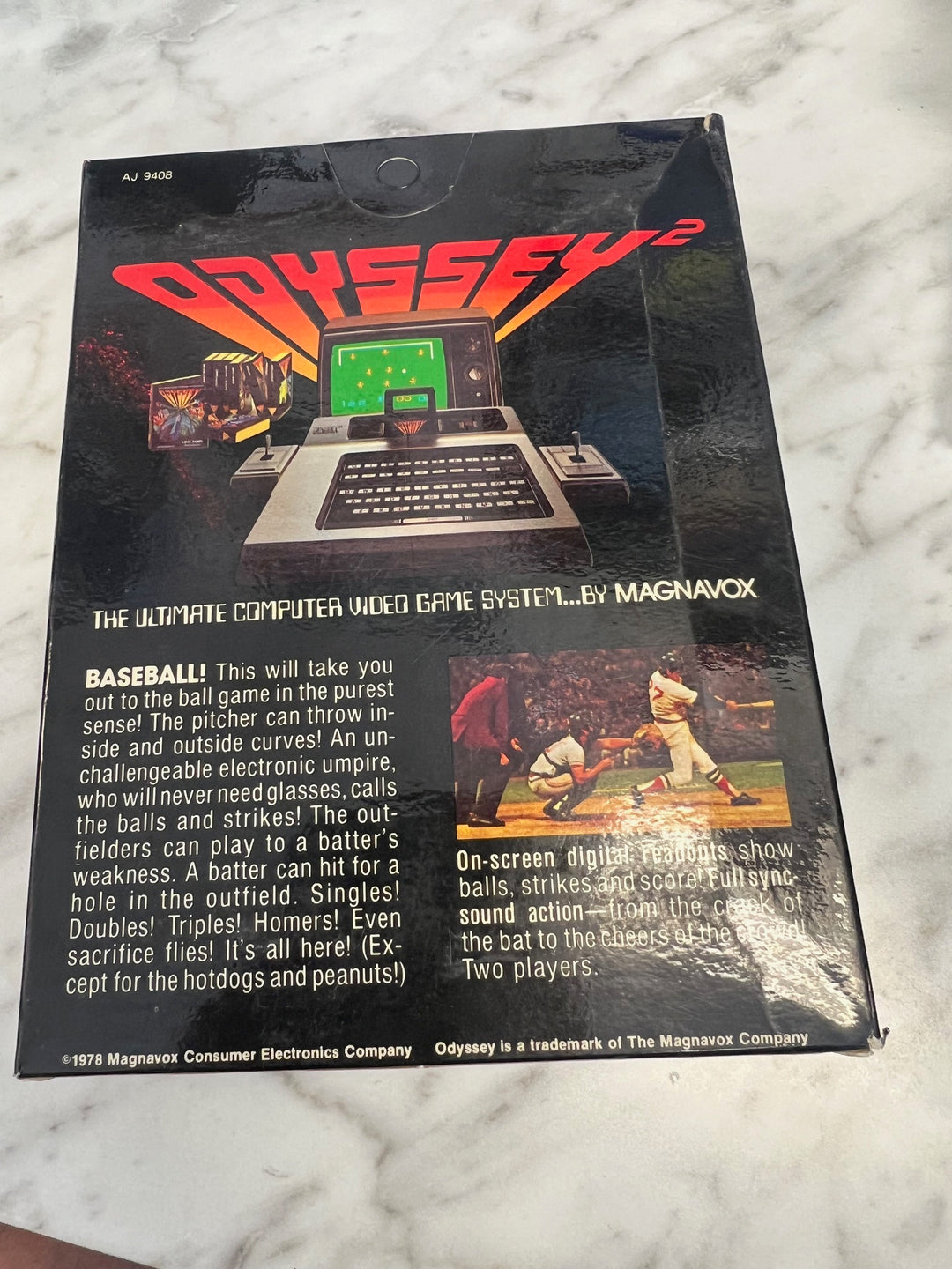 Magnavox Odyssey 2 Baseball! Complete CIB     DM7224