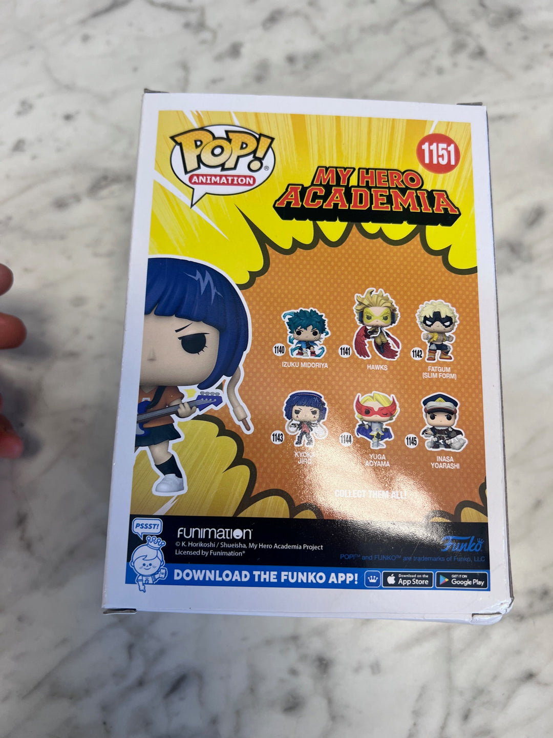 Funko Pop! Kyoka Jiro #1151 My Hero Academia Bam! Exclusive FP93025