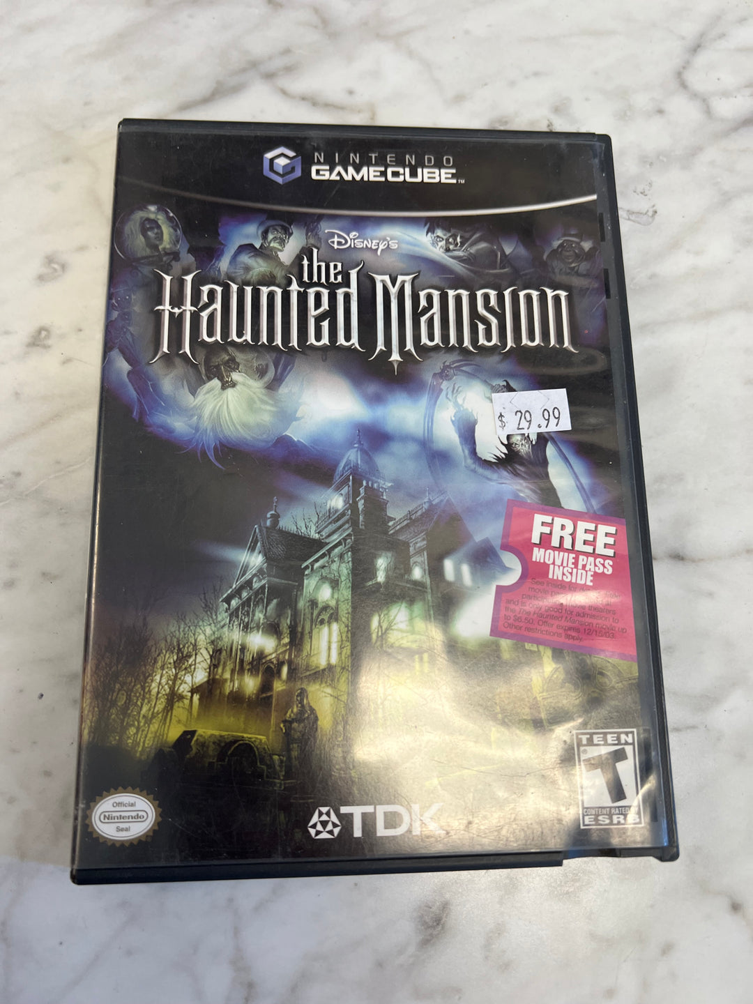 The Haunted Mansion Nintendo Gamecube CASE & MANUAL ONLY C4925