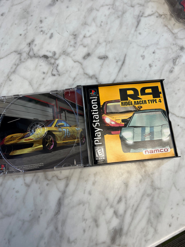 Ridge Racer Type 4 PS1 Playstation Case and Manual ONLY no game