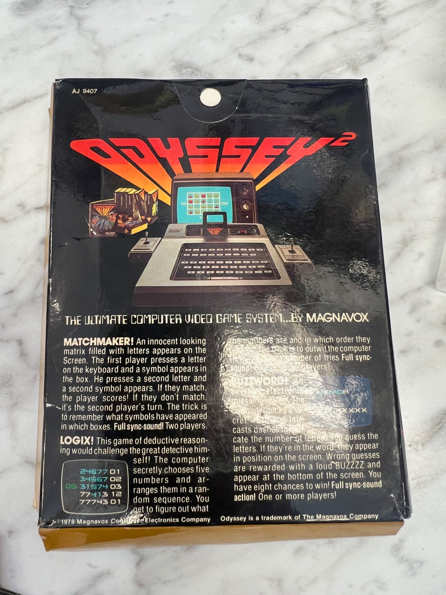 Magnavox 2024 Odyssey 2 Games CIB