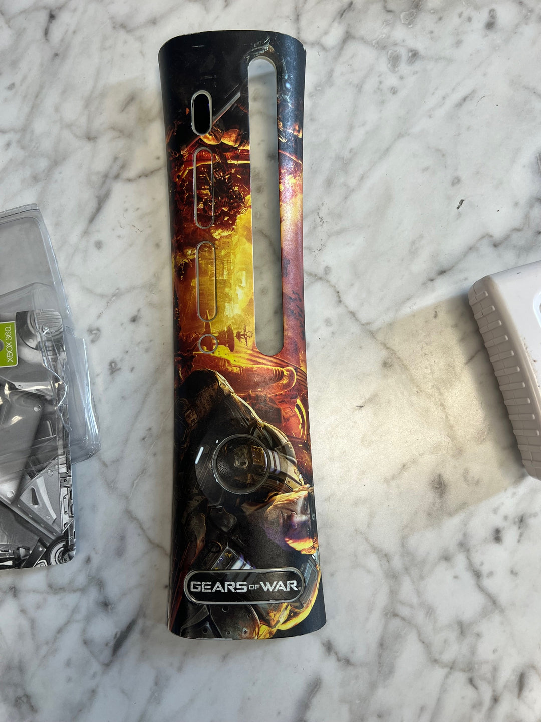 gears of war xbox 360 konsole Gears of War Xbox 360 Faceplate Marcus & Dom Mad Catz, Licensed, 2006 – Core Gaming