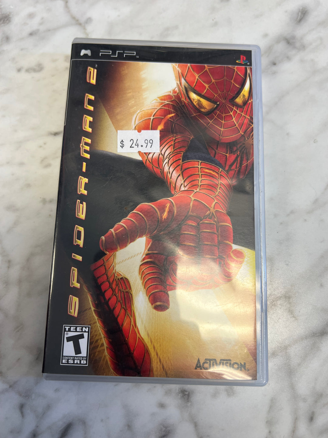 Spider-Man 2 PSP Playstation Portable CASE & MANUAL ONLY C4925