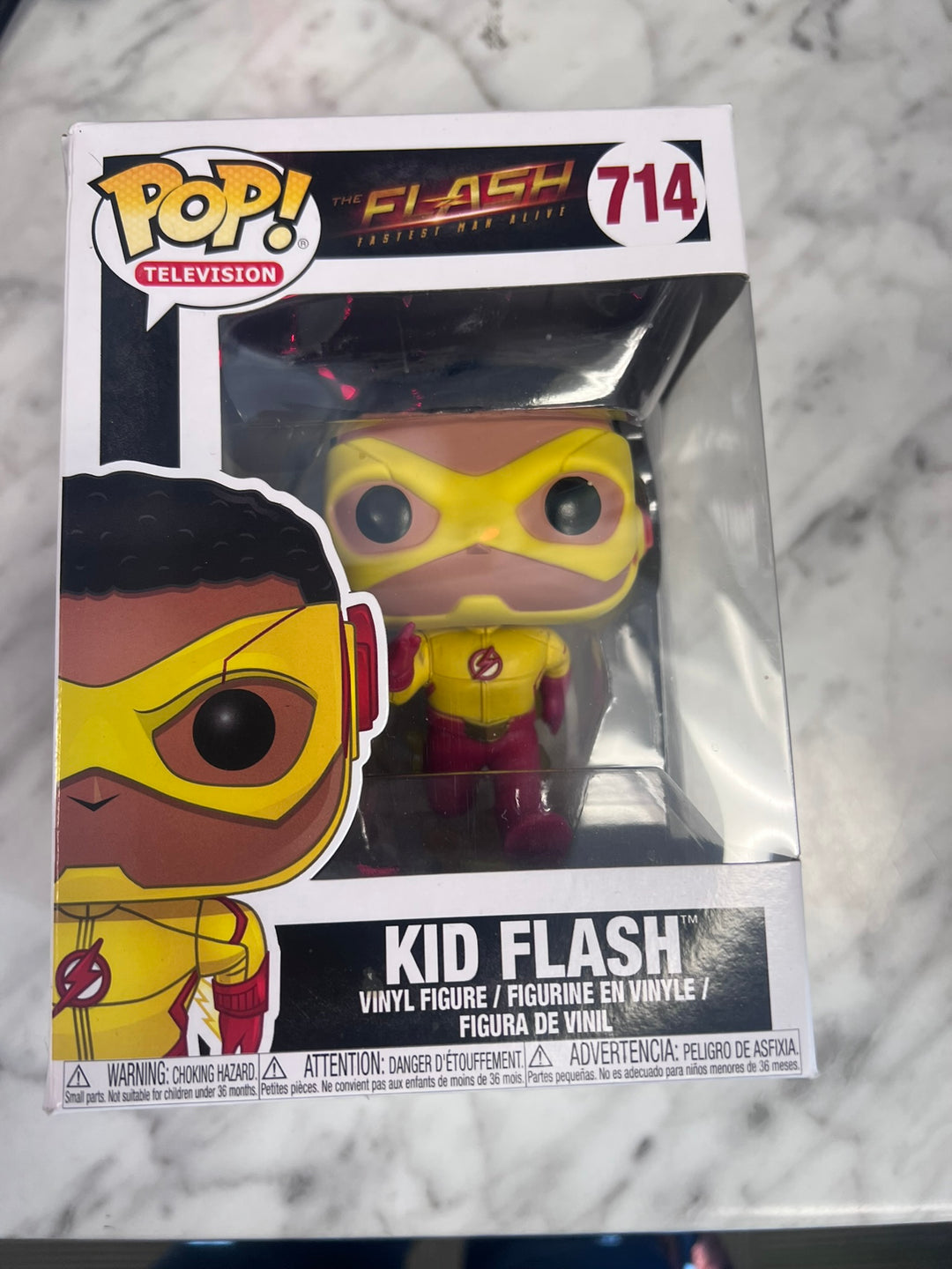Funko Pop! Television Kid Flash #714 The Flash Fastest Man Alive Squished Box FP12326