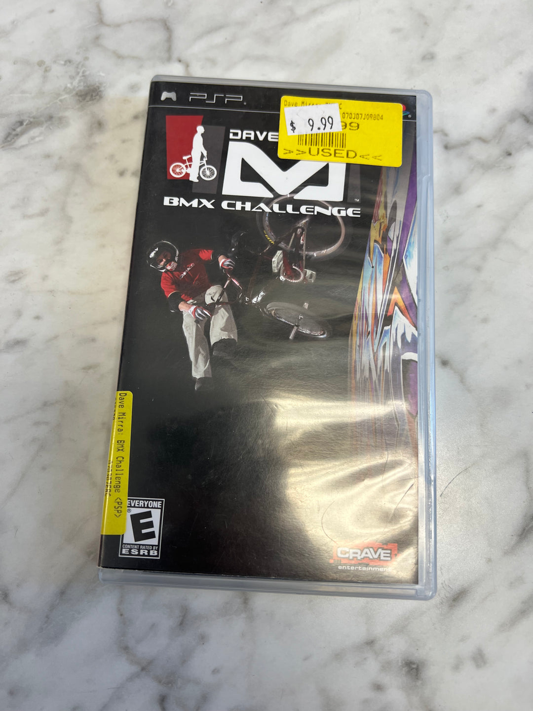 Dave Mirra Freestyle BMX Challenge PSP Playstation Portable CASE & MANUAL ONLY C4925