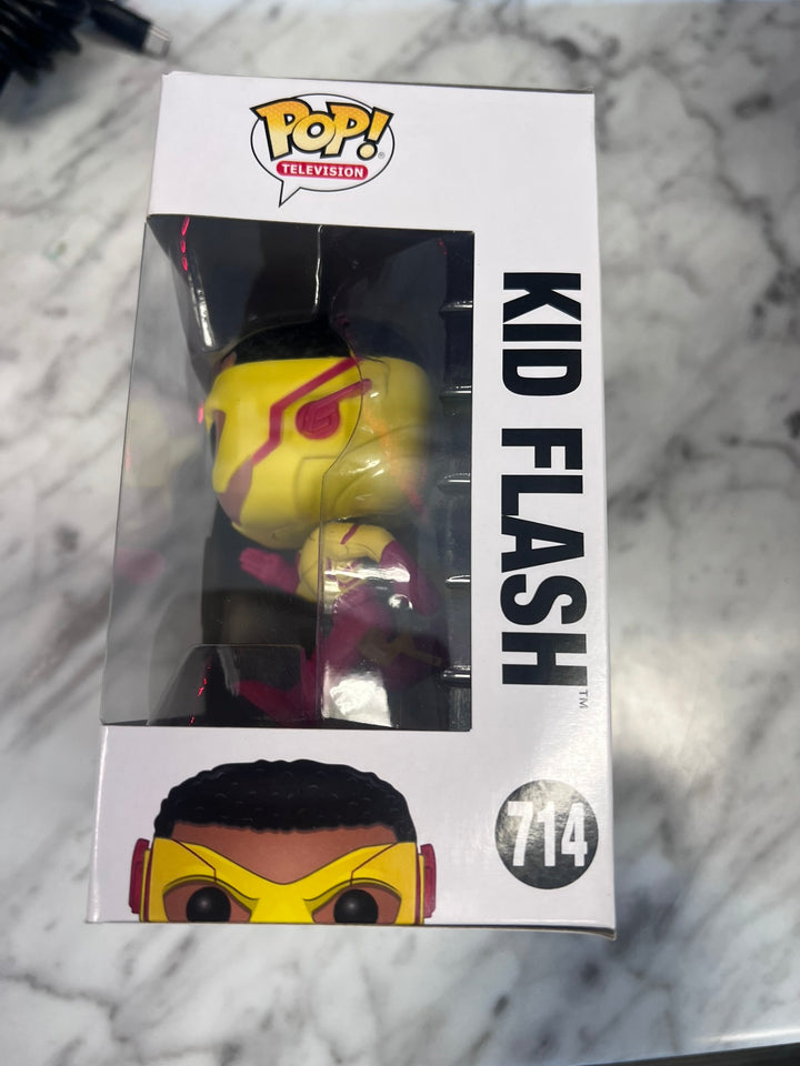Funko Pop! Television Kid Flash #714 The Flash Fastest Man Alive Squished Box FP12326
