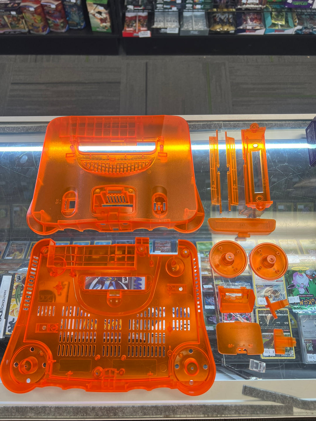 N64 Replacement Shell Casing - Translucent Orange    NA72726