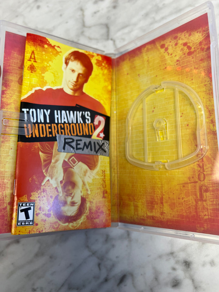 Tony Hawk's Underground 2 Remix PSP Playstation Portable CASE & MANUAL ONLY C4925