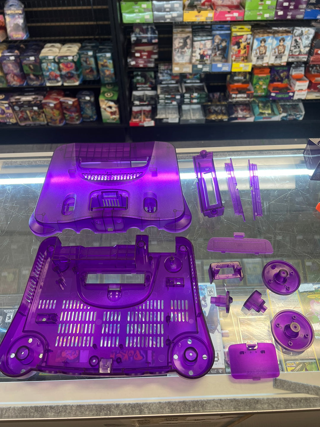 N64 Replacement Shell Casing - Translucent Dark Purple    NA72726