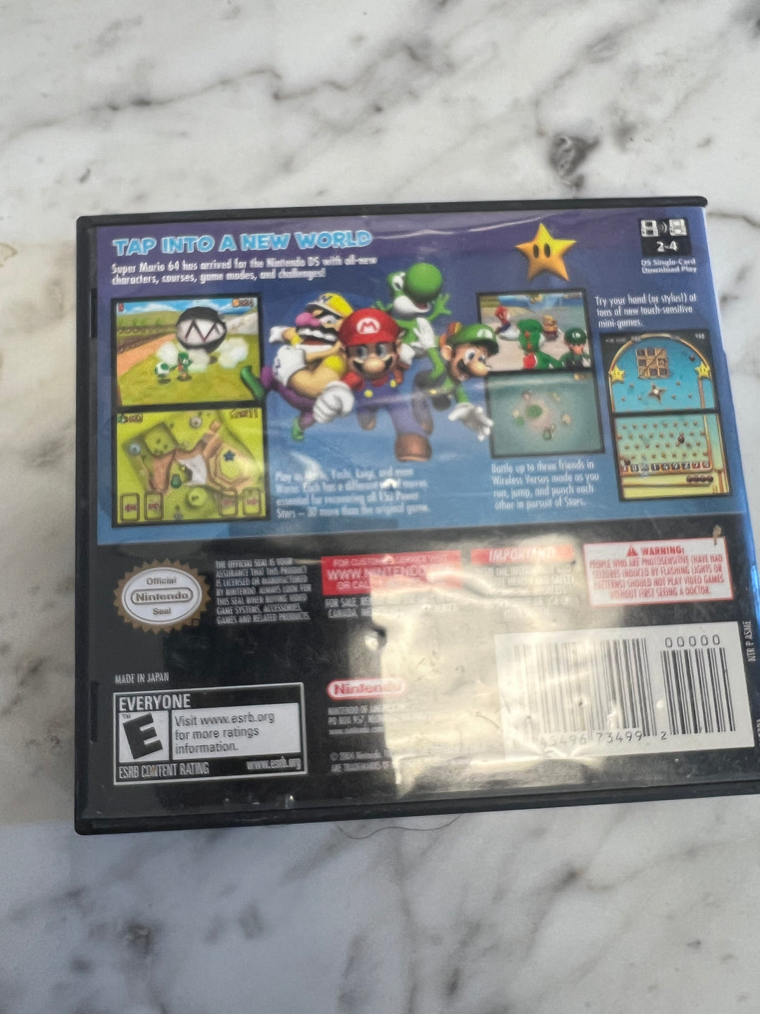 Super Mario 64 DS for Nintendo DS NDS CASE ONLY C4925