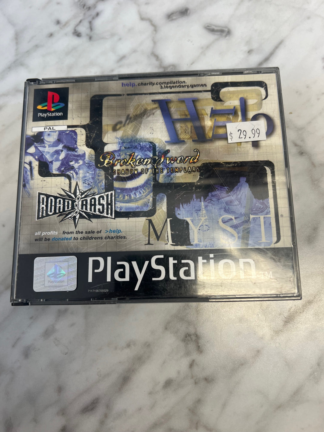 Help Charity Compilation for PS1 Playstation PAL Version DX7224