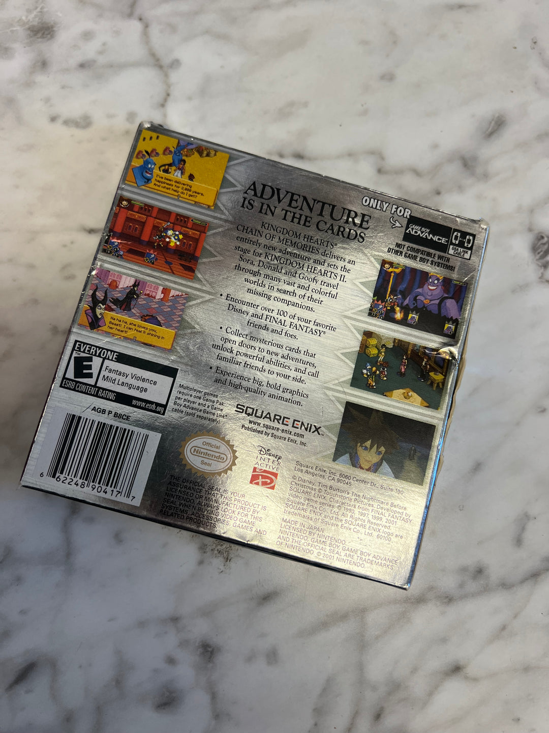 Kingdom Hearts Chain of Memories Gameboy Advance ONLY C4925