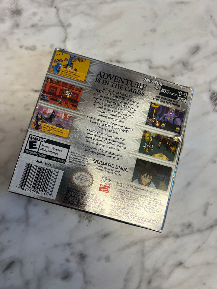 Kingdom Hearts Chain of Memories Gameboy Advance ONLY C4925