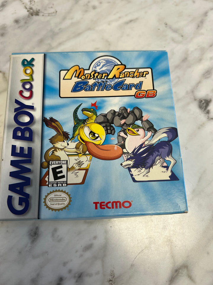 Monster Rancher Battle Card GB Gameboy Color Box & Inserts ONLY C4925