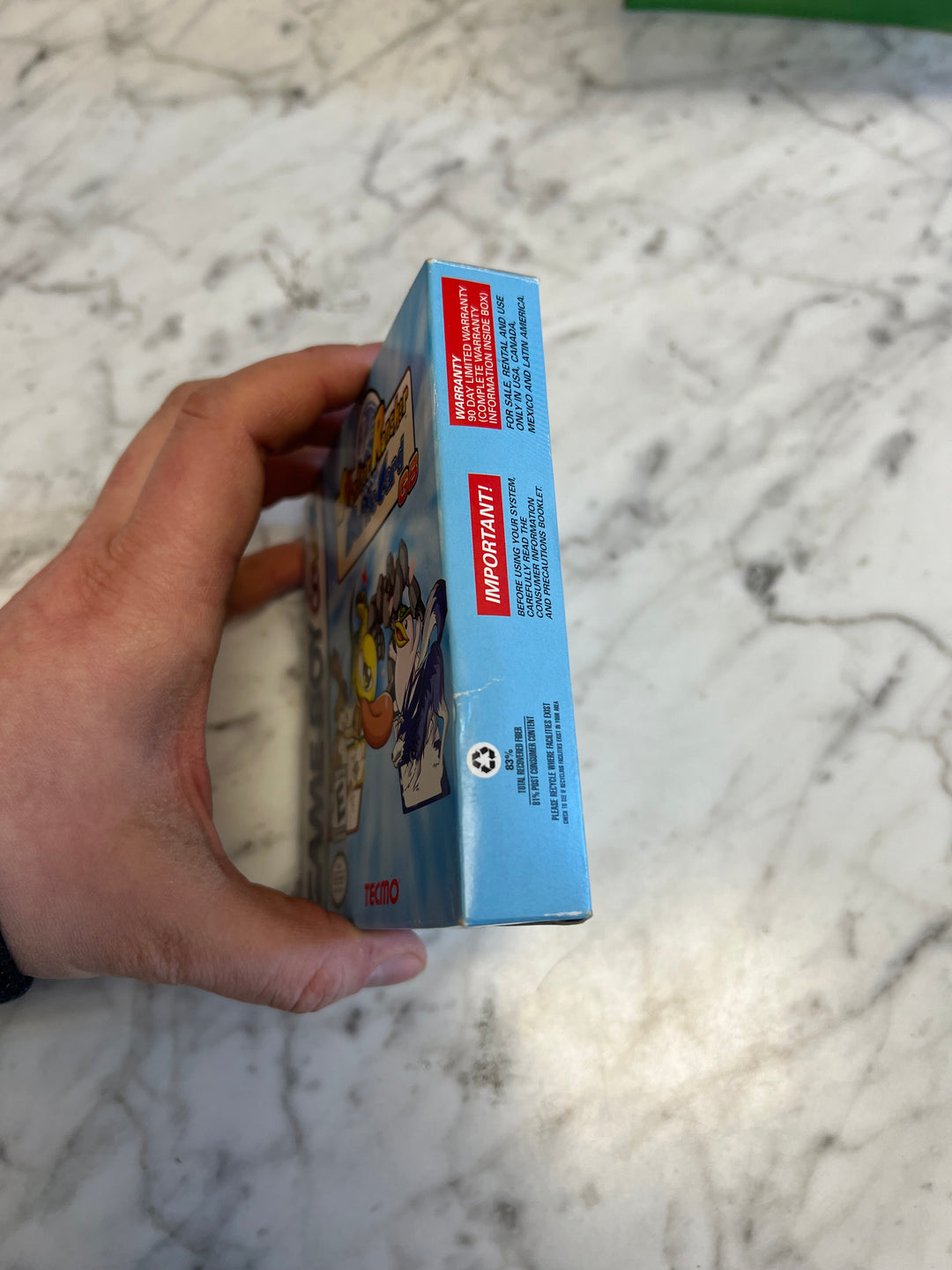 Monster Rancher Battle Card GB Gameboy Color Box & Inserts ONLY C4925