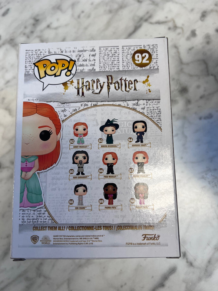 Funko Pop! Ginny Weasley #92 Harry Potter Wizarding World FP93025