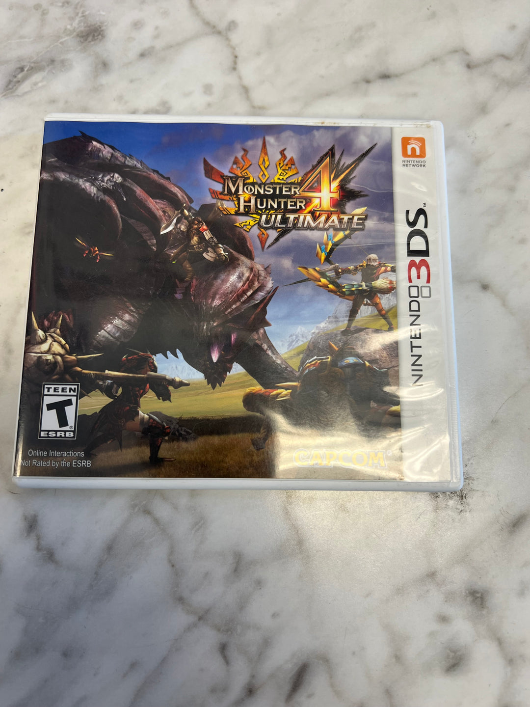Monster Hunter 4 Ultimate Nintendo 3DS CASE & Manual ONLY C4925