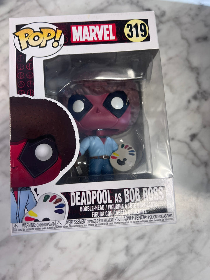 Funko Pop! Marvel Deadpool as Bob Ross #319 FP12326
