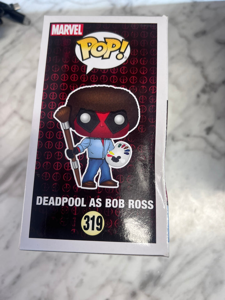 Funko Pop! Marvel Deadpool as Bob Ross #319 FP12326