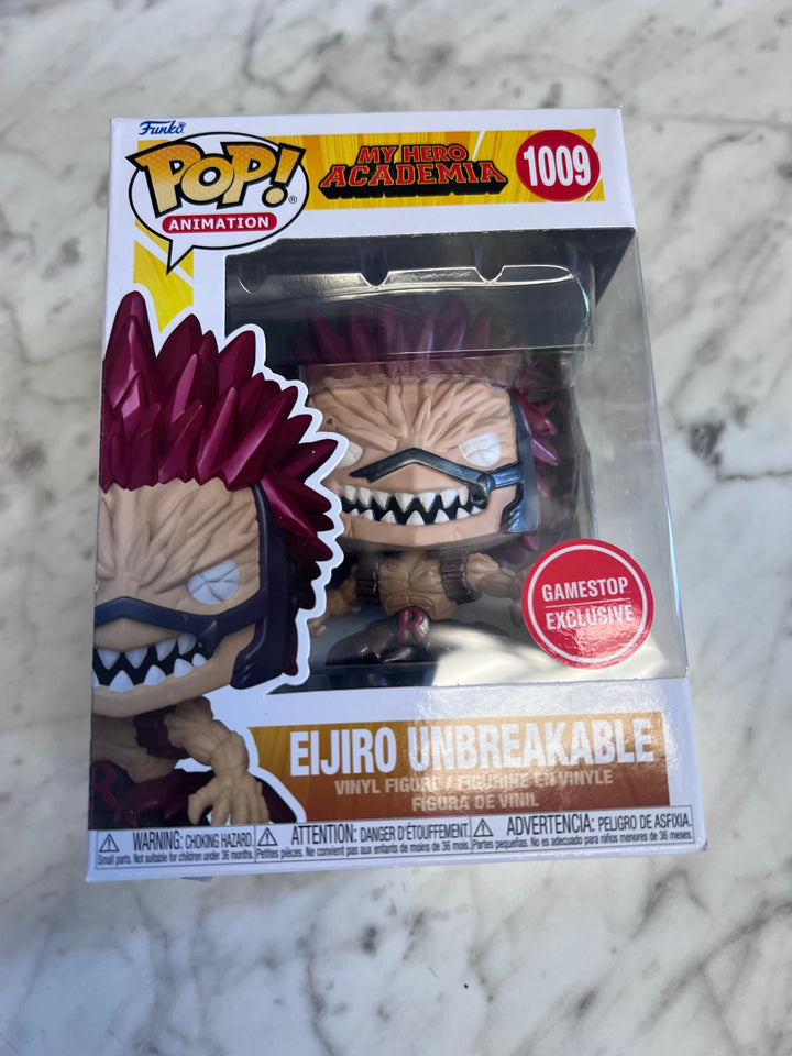Funko Pop! Eijiro Unbreakable #1009 My Hero Academia Gamestop Exclusive FP93025