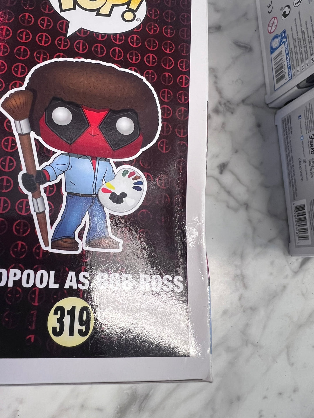 Funko Pop! Marvel Deadpool as Bob Ross #319 FP12326