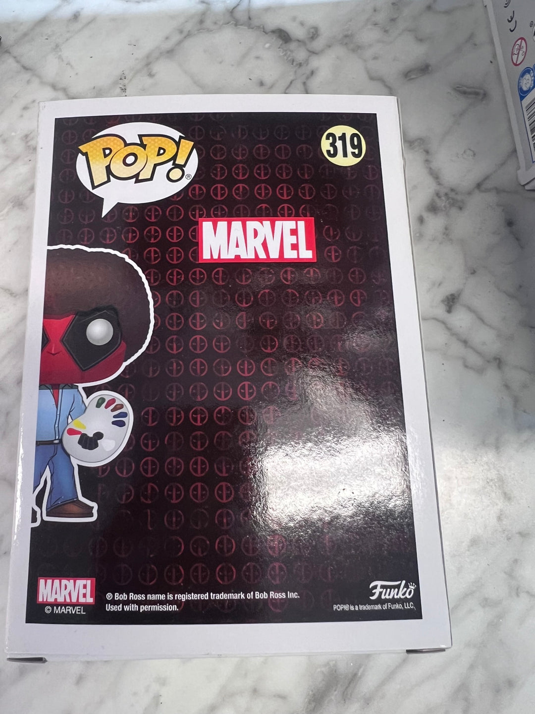 Funko Pop! Marvel Deadpool as Bob Ross #319 FP12326