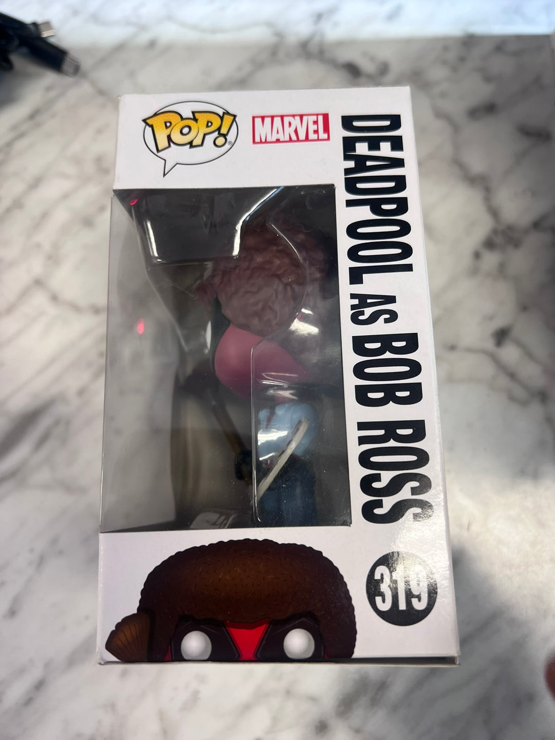 Funko Pop! Marvel Deadpool as Bob Ross #319 FP12326