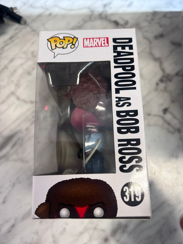 Funko Pop! Marvel Deadpool as Bob Ross #319 FP12326