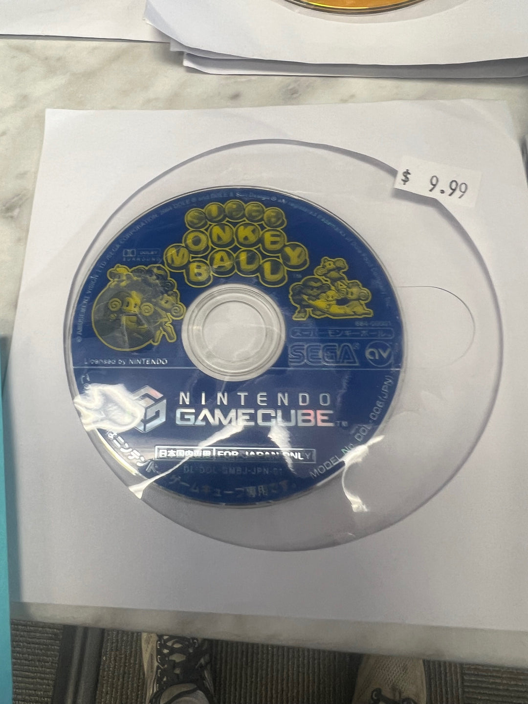 Super Monkey Ball NTSC-J Nintendo Gamecube Disc Only *Japanese* IMP7324