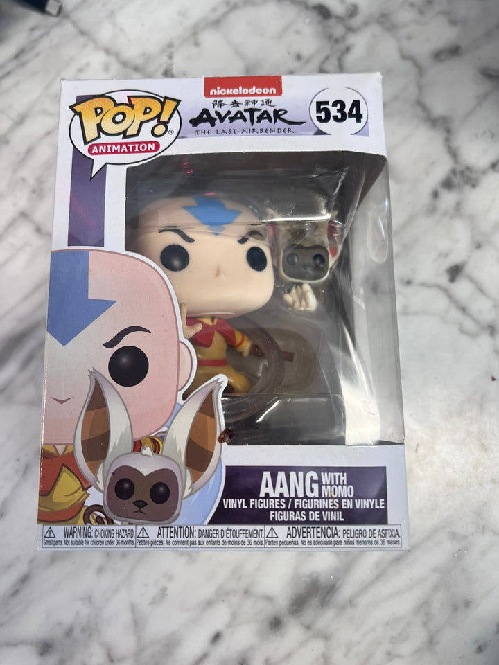 Funko Pop! Aang with Momo #534 Avatar the Last Airbender FP12326
