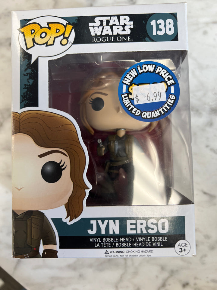 Funko Pop! Jyn Erso #138 Star Wars Rogue One  FP121824