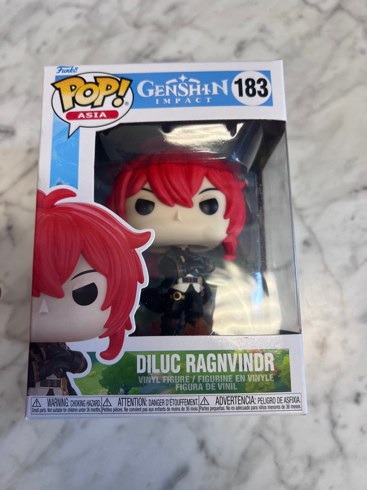 Funko Pop! Diluc Ragnvindr #183 Genshin Impact FP93025