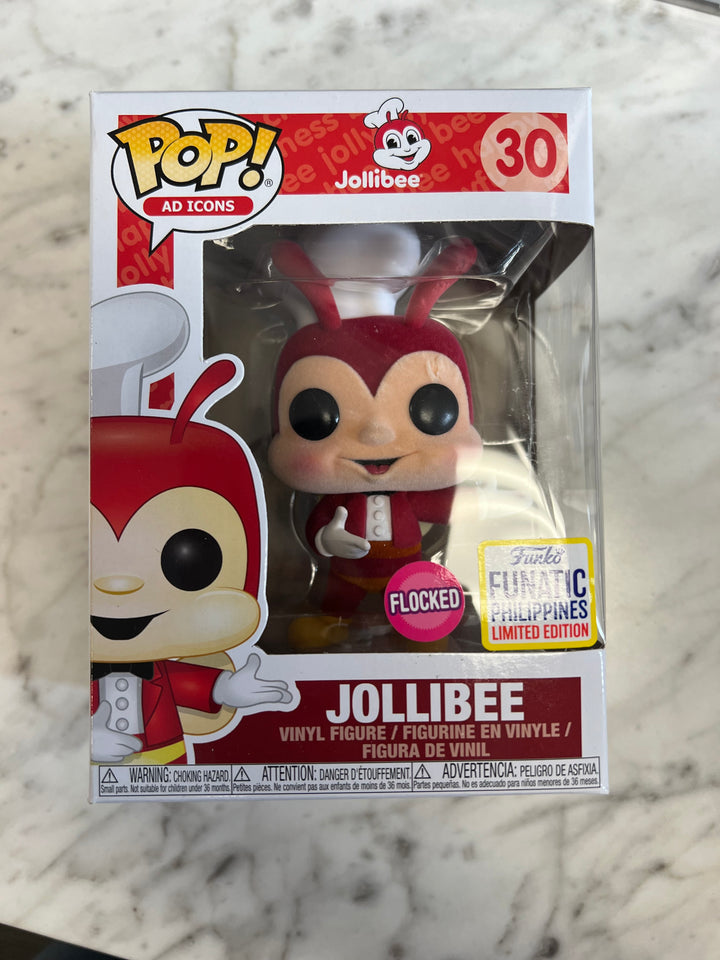 Funko Pop! Ad Icons Jollibee #30 Flocked Funatic Philippines Limited Edition Damaged Head FP121824