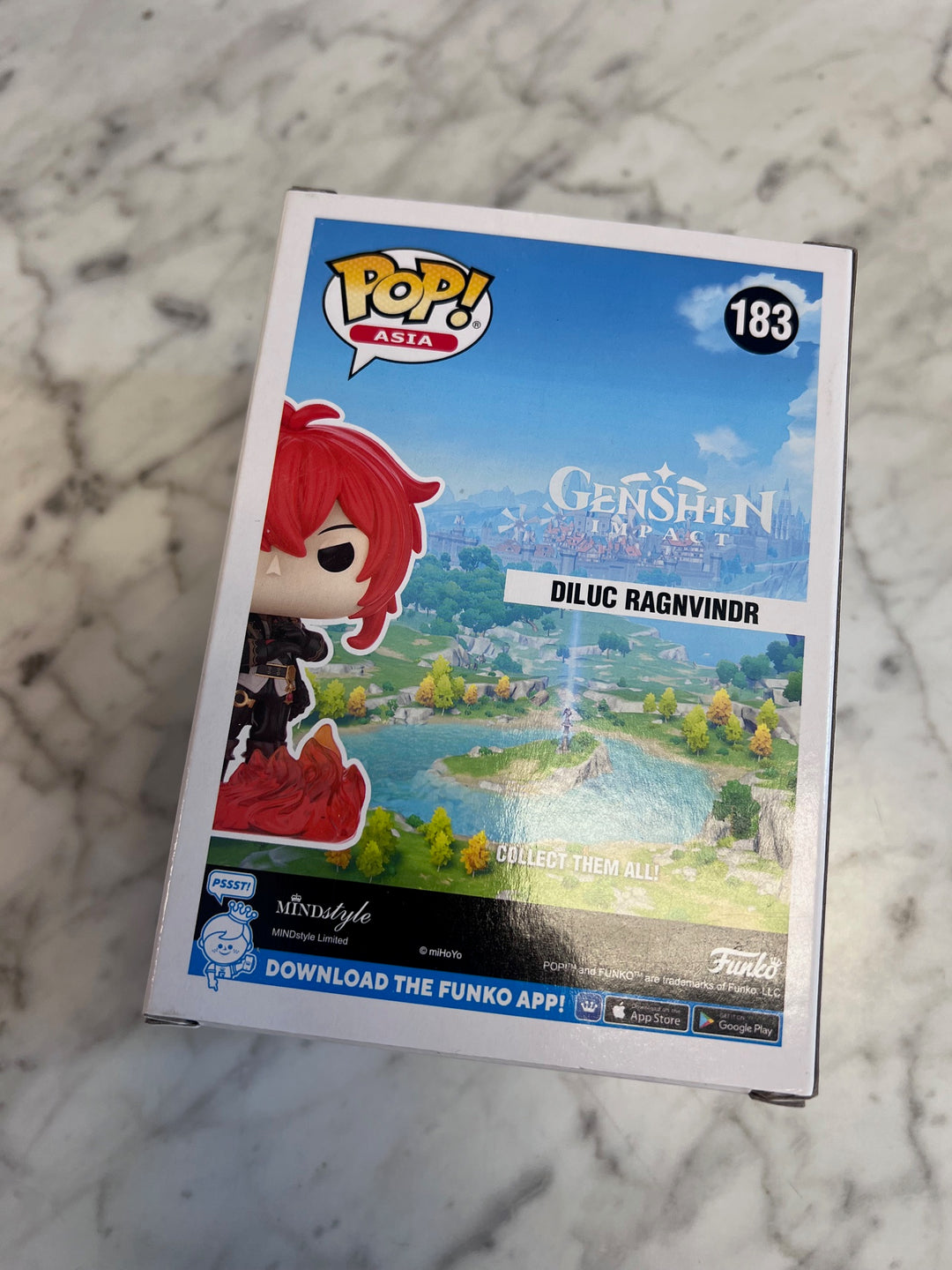 Funko Pop! Diluc Ragnvindr #183 Genshin Impact FP93025