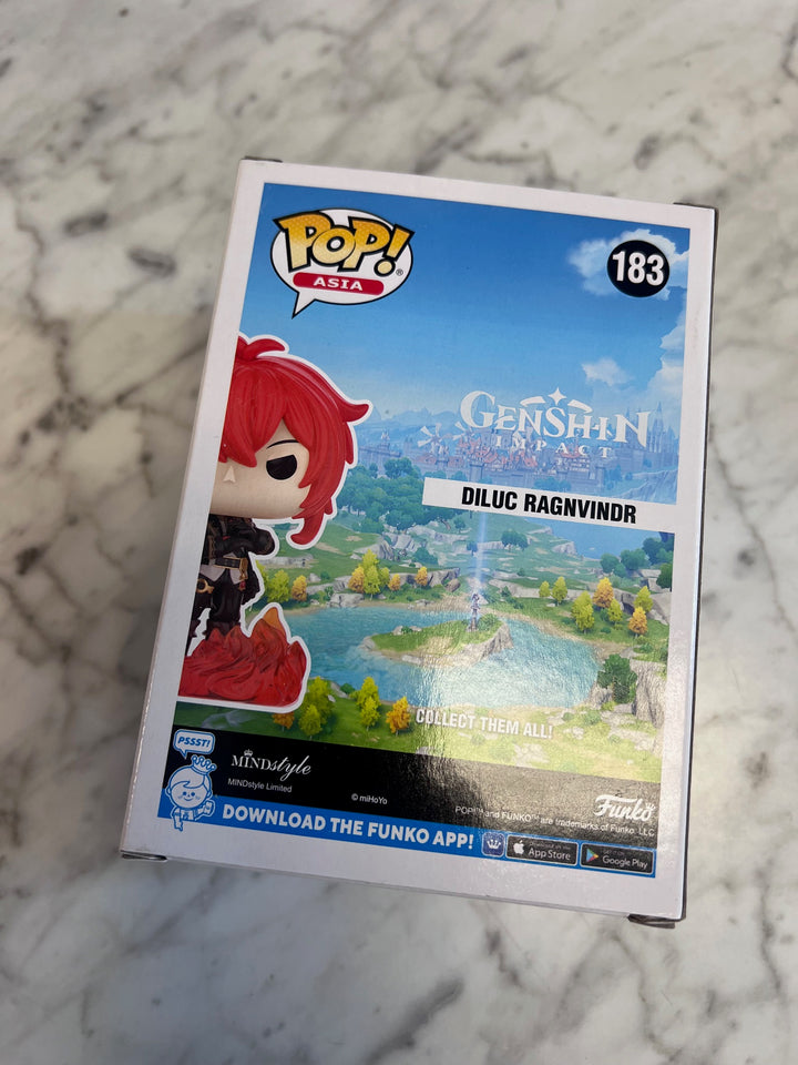 Funko Pop! Diluc Ragnvindr #183 Genshin Impact FP93025
