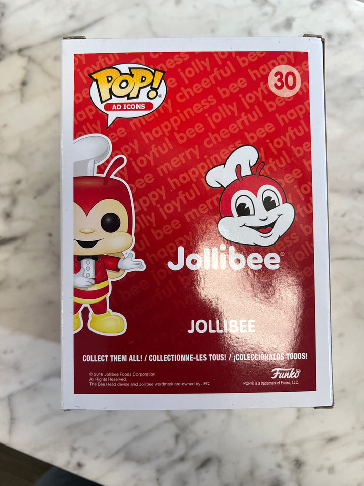 Funko Pop! Ad Icons Jollibee #30 Flocked Funatic Philippines Limited Edition Damaged Head FP121824