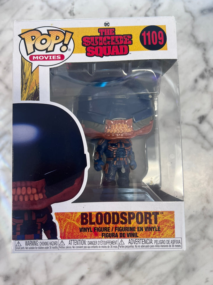 Funko Pop! Bloodsport #1109 Squished box Suicide Squad FP12326