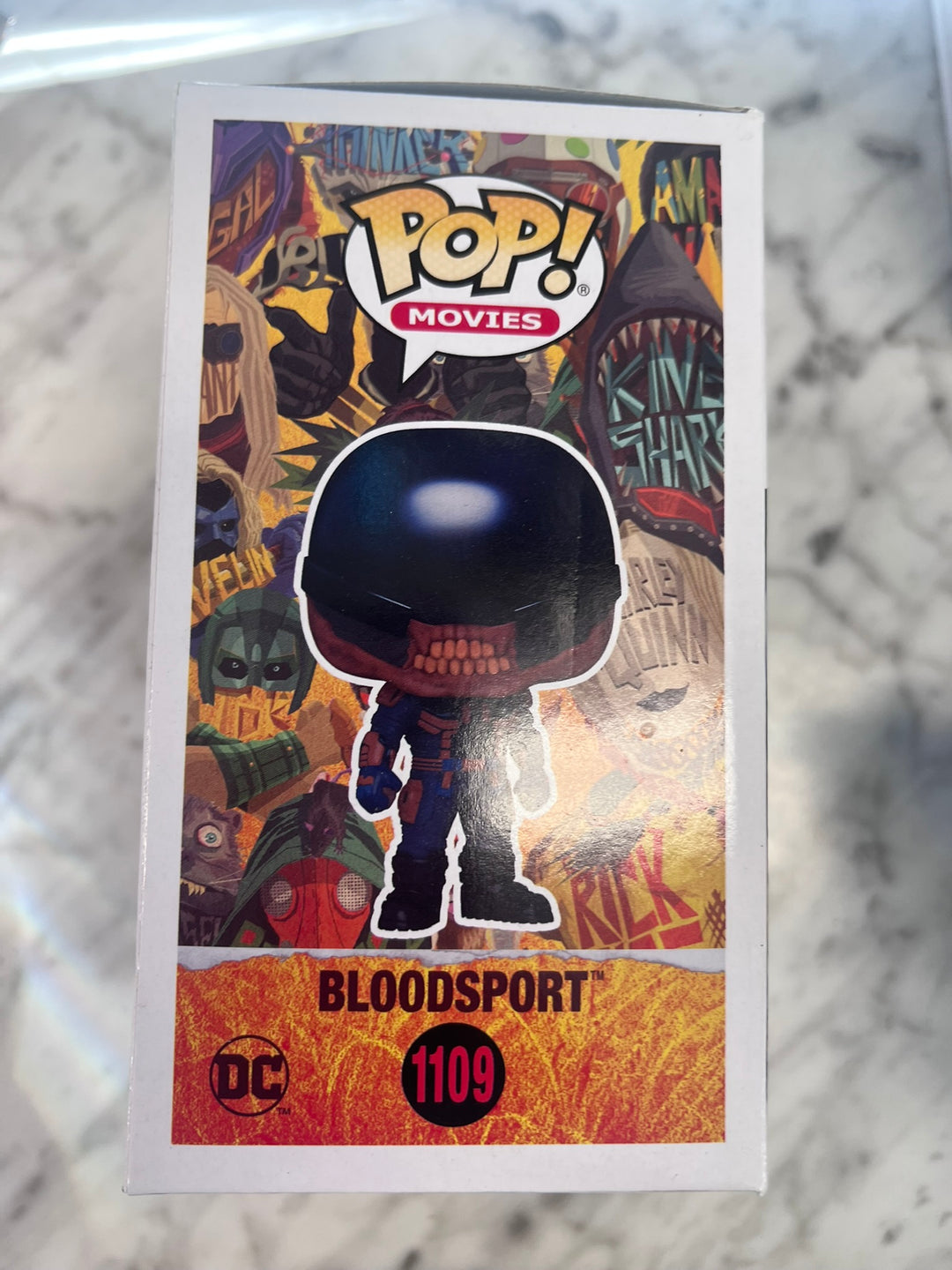 Funko Pop! Bloodsport #1109 Squished box Suicide Squad FP12326